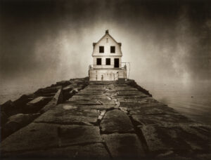 Breakwater Lighthouse, Silver Gelatin Photograph