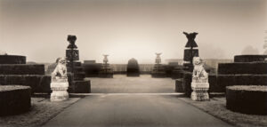 Entrance to the Topiary Garden, Longwood Gardens, Silver Gelatin Photograph