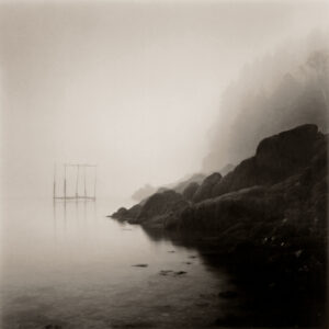 Fishing Weir Study VI, Silver Gelatin Photograph, 14 x 14