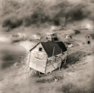God Bless Our Home, Newfoundland, Silver Gelatin Photograph, 14 x 14