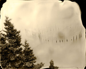 Intruder, Fishing Weir, Grand Manan, NB - Silver Gelatin Print from 8 x 10 Glass Negative