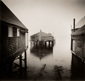 McCurdy Smokehouses, Lubec, Maine. - Silver Gelatin Print