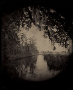 Slave Dug Canal, Hobcaw Barony, SC, Tintype 8 x 10
