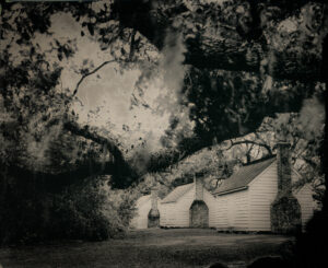Slave Row, McLeod Plantation, SC, Tintype 8 x 10