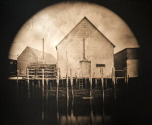 Smokehouse IV, Seal Cove Grand Manan, NB - Silver Gelatin Print from 8 x 10 Glass Negative